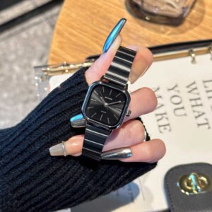 Black Bamboo Knot Quartz Watch - Timeless Elegance. Natural Style. Pure Confidence.