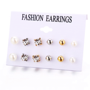 6 Pair Hoop Earrings Set for Fashion, Daily & Party Wear | CODE-29