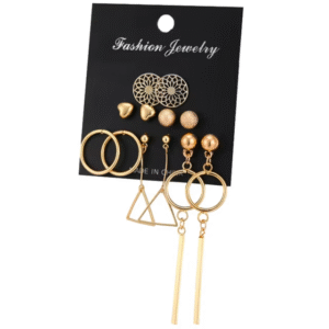 6 Pair Hoop Earrings Set for Fashion, Daily & Party Wear | CODE-104